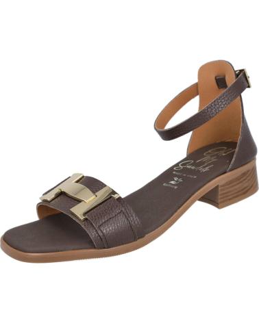 OH MY SANDALS 5891 SANDALIAS CON PULSERA DE TACON BAJO MUJER MARRON