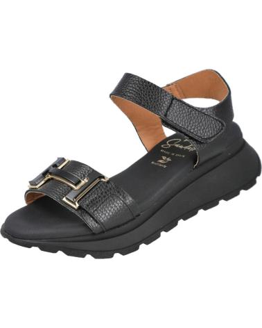OH MY SANDALS 5954 SANDALIAS PLANAS CON ADORNO METALICO MUJER NEGRO