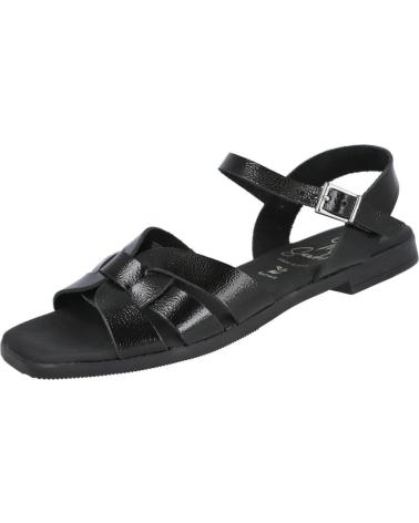 OH MY SANDALS 5813 SANDALIAS PLANAS PIEL MUJER NEGRO