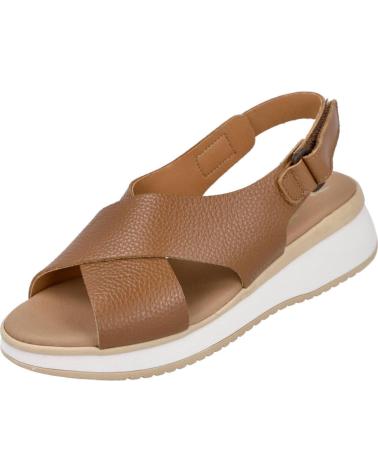 OH MY SANDALS 5943 SANDALIAS PLANAS CRUZADAS MUJER ROBLE