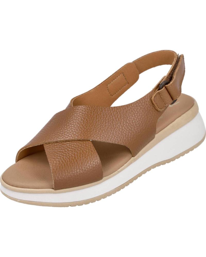 OH MY SANDALS 5943 SANDALIAS PLANAS CRUZADAS MUJER ROBLE