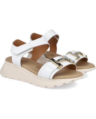 OH MY SANDALS 5954 SANDALIAS PLANAS CON ADORNO METALICO MUJER BLANCO