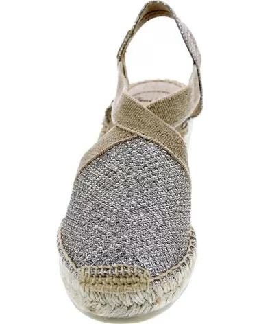 Sapatos de Mulher TONI PONS ALPARGATAS MUJER MODELO TRITONT COLOR PLATA PLATI PLATI