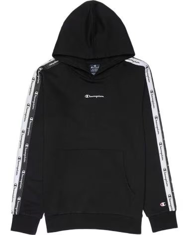 CHAMPION SUDADERA CON CAPUCHA EN PARA NINOS UNISEX NEGRO