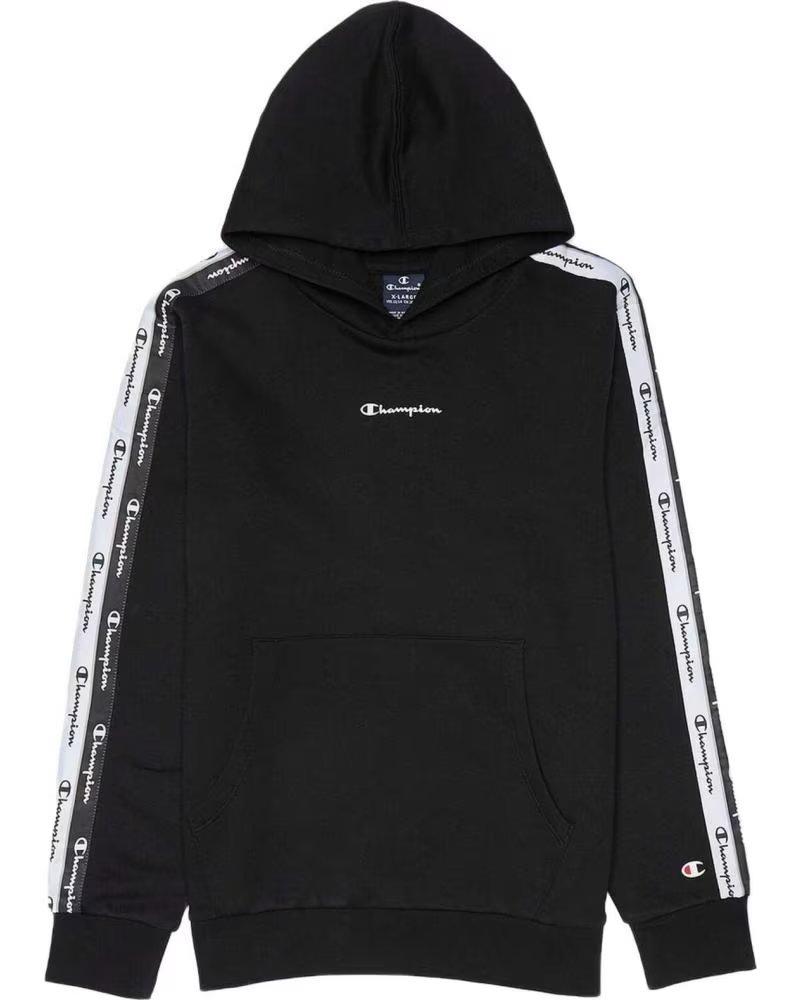 CHAMPION SUDADERA CON CAPUCHA EN PARA NINOS UNISEX NEGRO