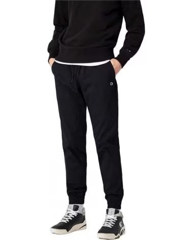 CHAMPION PANTALON JOGGER AVEC LOGO BRODÉ NEGRO