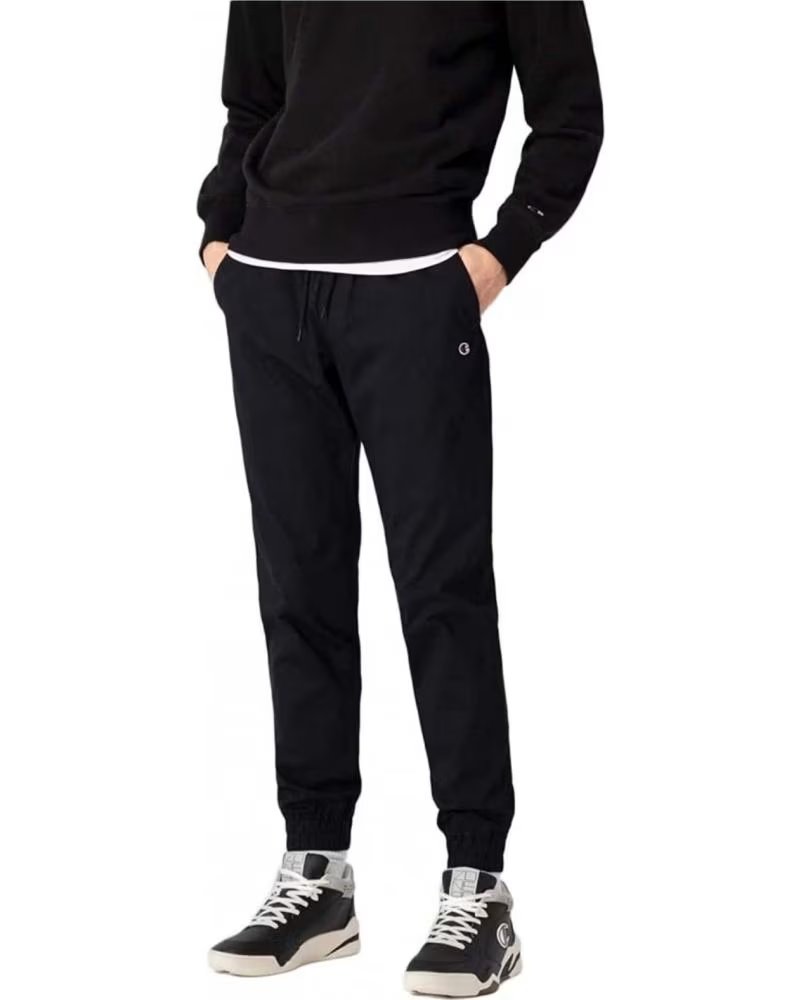 CHAMPION PANTALON JOGGER AVEC LOGO BRODÉ NEGRO