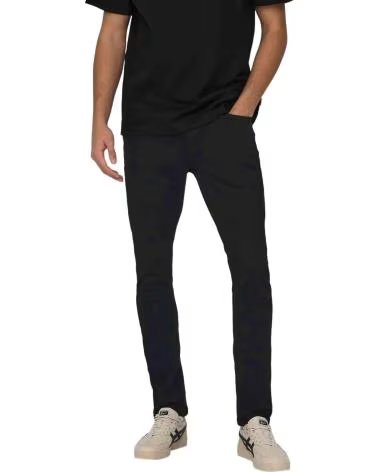 ONLY PANTALON LARGO SONS 22027988-BLACK EN PARA HOMBRE NEGRO