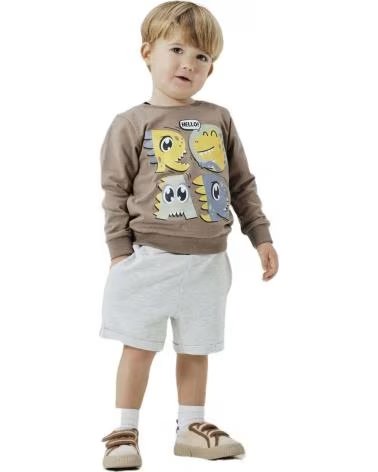 NAME IT PANTALON CORTO EN PARA NINOS GRIS
