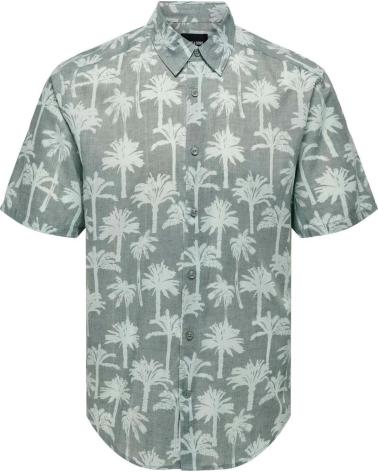 ONLY CAMISA SONS 22028516-DARKFOREST EN PARA HOMBRE AZUL