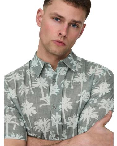 ONLY CAMISA SONS 22028516-DARKFOREST EN PARA HOMBRE AZUL
