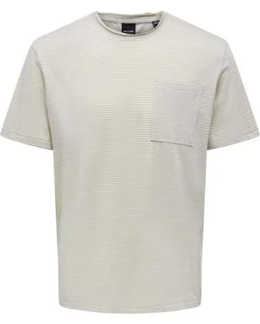 ONLY CAMISETA DE MANGA CORTA SONS 22025680-RAINDROPS EN PA MORADO