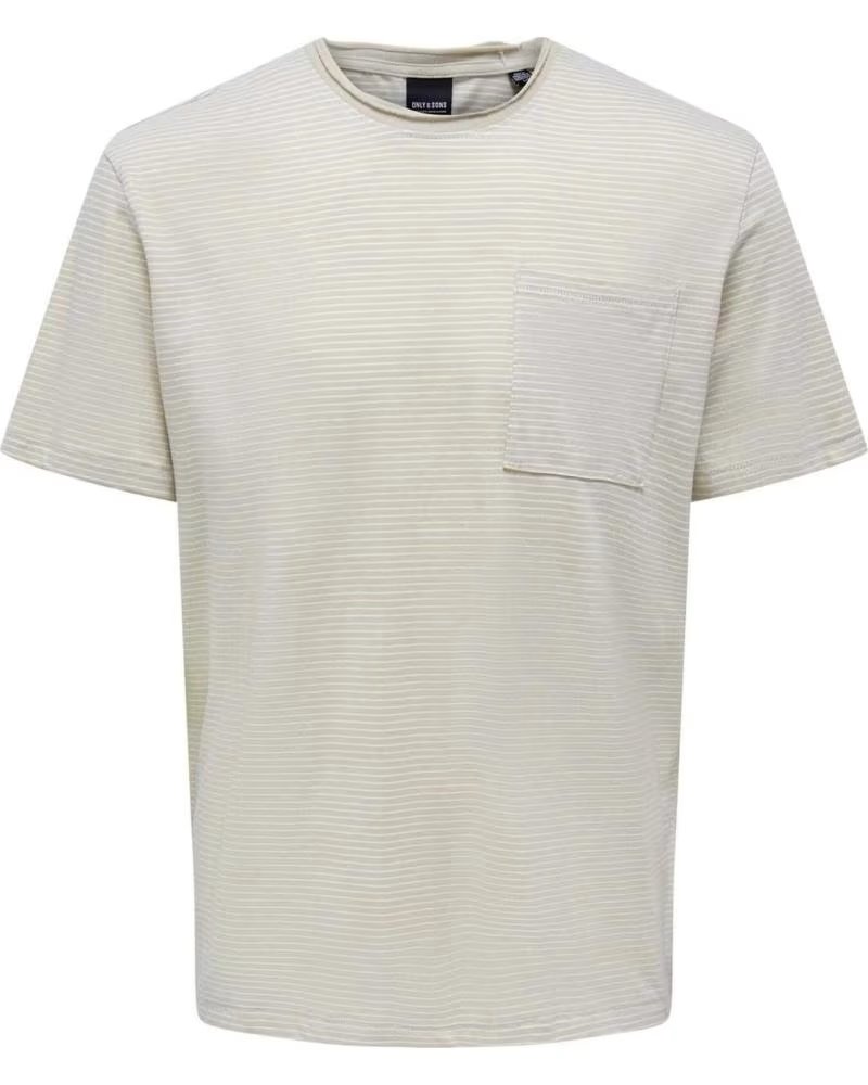 ONLY CAMISETA DE MANGA CORTA SONS 22025680-RAINDROPS EN PA MORADO