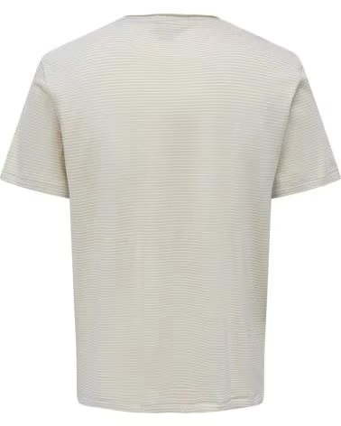 ONLY CAMISETA DE MANGA CORTA SONS 22025680-RAINDROPS EN PA MORADO