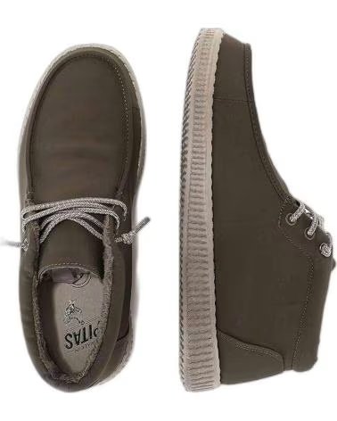 WALK IN PITAS ZAPATOS DE LONA PITAS EN PARA HOMBRE VERDE
