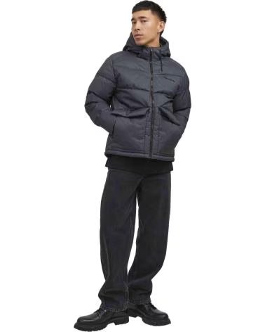 JACK AND JONES CHAQUETA JACKJONES 12238849-DARK GREY MELANGE EN PARA NEGRO