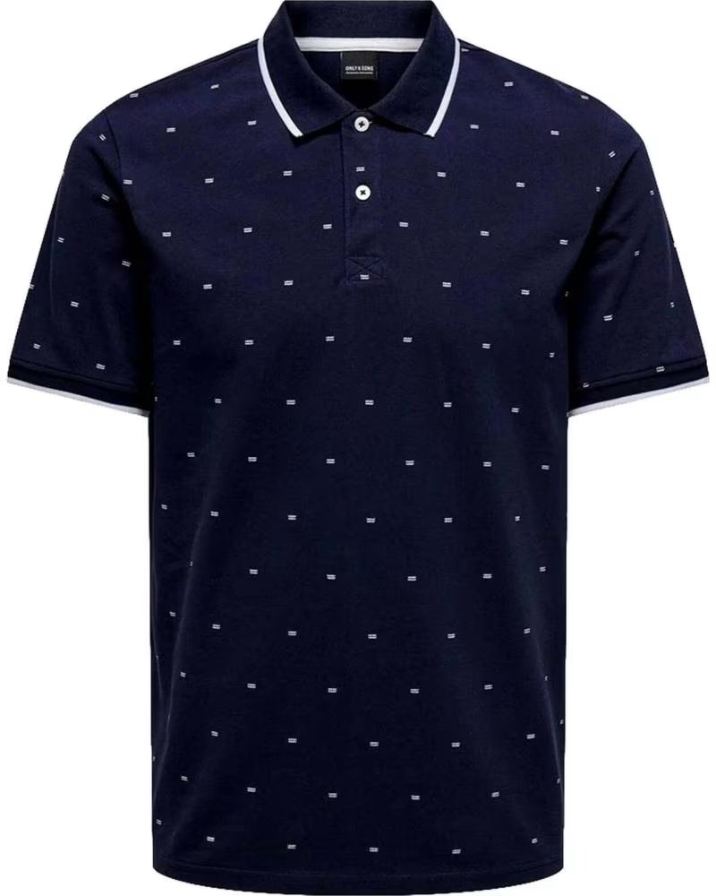 ONLY POLO DE MANGA CORTA SONS 22029481-NAVYBLAZER EN PARA HO AZUL