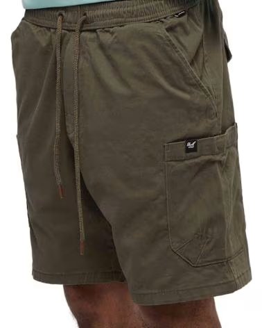REELL BERMUDA CARGO FUNCIONAL EN ALGODÓN RESISTENTE VERDE