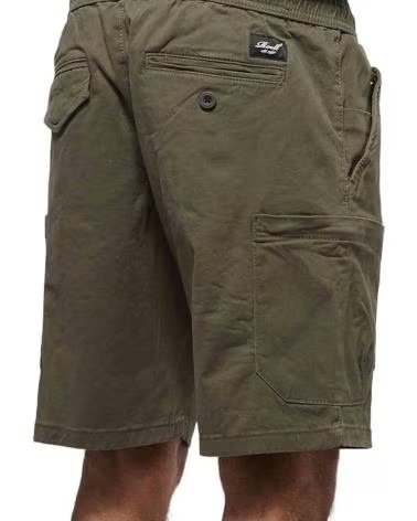 REELL BERMUDA CARGO FUNCIONAL EN ALGODÓN RESISTENTE VERDE