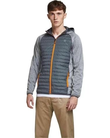JACK AND JONES CHAQUETA JACKJONES 12182242-GREY MELANGE EN PARA HOMBRE GRIS