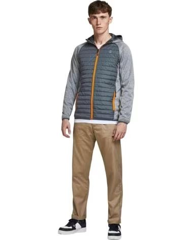 JACK AND JONES CHAQUETA JACKJONES 12182242-GREY MELANGE EN PARA HOMBRE GRIS