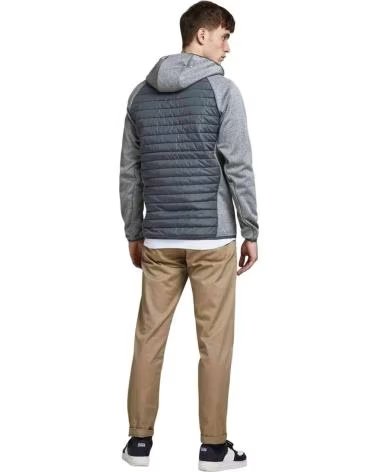 JACK AND JONES CHAQUETA JACKJONES 12182242-GREY MELANGE EN PARA HOMBRE GRIS