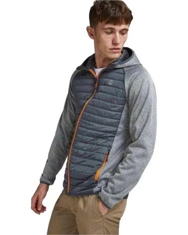 JACK AND JONES CHAQUETA JACKJONES 12182242-GREY MELANGE EN PARA HOMBRE GRIS