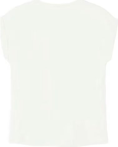 NAME IT KURZARM-T-SHIRT MIT HERZ-PRINT BLANCO