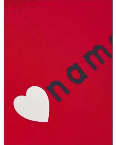 NAME IT NAME IT SHORT SLEEVE T-SHIRT WITH HEART PRINT ROJO