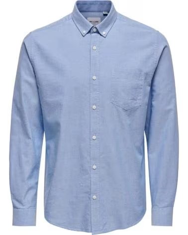 ONLY CAMISA SONS 22006479-CASHMEREBLUE EN PARA HOMBRE AZUL