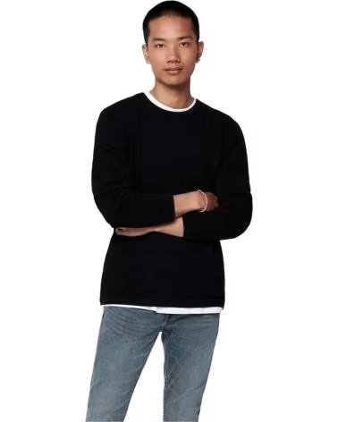 ONLY SUDADERA SONS 22016980-BLACK EN PARA HOMBRE NEGRO