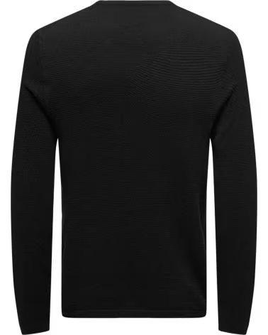ONLY SUDADERA SONS 22016980-BLACK EN PARA HOMBRE NEGRO