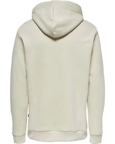 ONLY SUDADERA CON CAPUCHA SONS 22025964-MOONSTRUCK EN PARA BEIGE