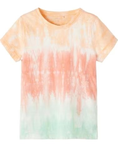 NAME IT T-SHIRT DE MANGA CURTA COM DESIGN DEGRADÊ MULTICOLOR