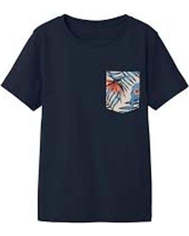 NAME IT CAMISETA DE MANGA CORTA CON BOLSILLO ESTAMPADO AZUL