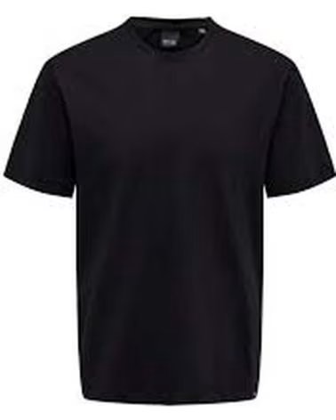 ONLY CAMISETA DE MANGA CORTA SONS 22025208-BLACK EN PARA HO NEGRO