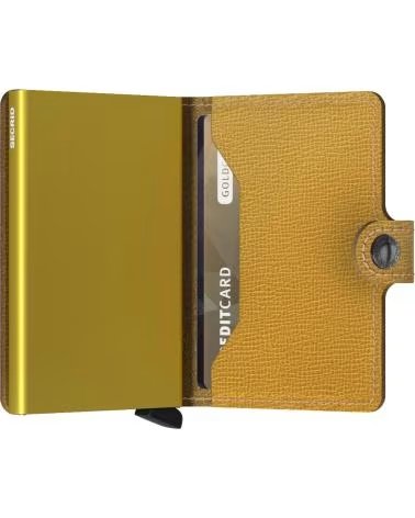 SECRID TARJETERO EN PARA UNISEX DORADO