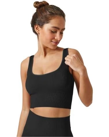 BORN LIVING YOGA TOP P20SM014-B O21-BLACK EN PARA MUJER NEGRO