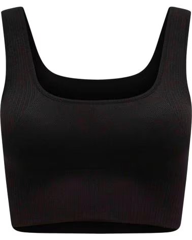 BORN LIVING YOGA TOP P20SM014-B O21-BLACK EN PARA MUJER NEGRO