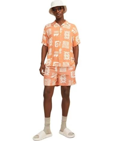 JACK AND JONES BANADOR JACKJONES 12257049-CARNELIAN EN PARA HOMBRE NARANJA