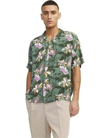 JACK AND JONES CAMISA JACKJONES 12250537-LAUREL WREATH EN PARA HOMBRE VERDE