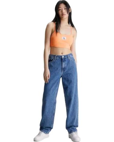 CALVIN KLEIN TOP J20J221417 SFX EN PARA MUJER NARANJA