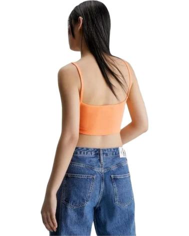 CALVIN KLEIN TOP J20J221417 SFX EN PARA MUJER NARANJA