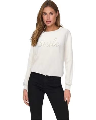 ONLY SUDADERA 15331042-CLOUDDANCER EN PARA MUJER BLANCO