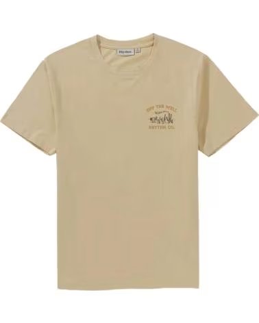 RHYTHM CAMISETA DE MANGA CORTA 0724MPT04-SAND EN PARA HOMBRE BEIGE