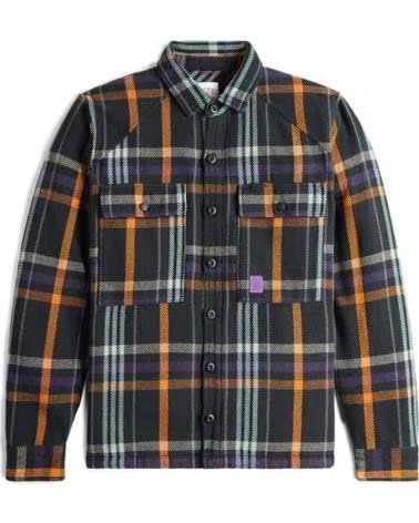 TOPO DESIGNS CAMISA 312104-BLACK MULTI PLAID EN PARA HOMBRE NEGRO