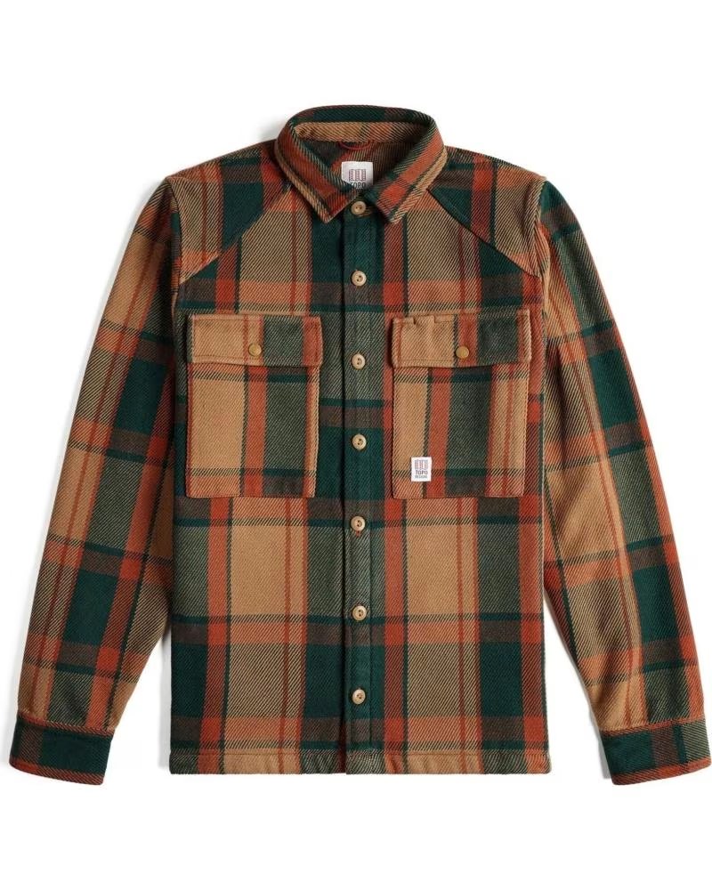 TOPO DESIGNS CAMISA 312104-KHAKI MULTI PLAID EN PARA HOMBRE MULTICOLOR