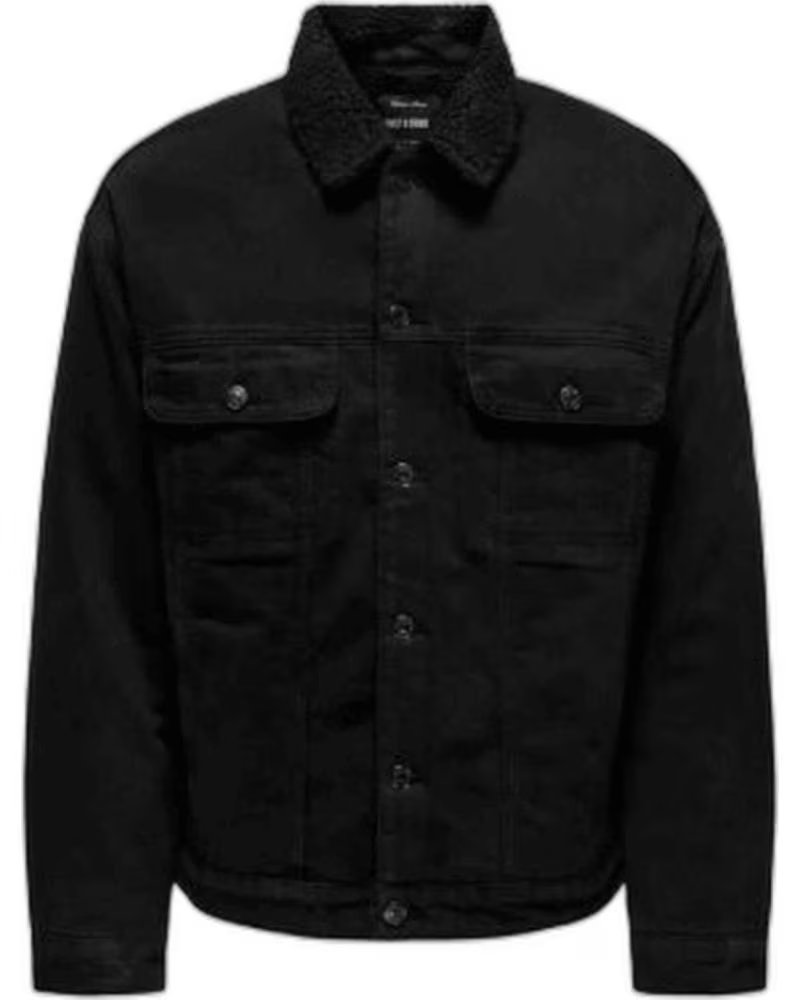 ONLY CAZADORA SONS 22030971-BLACKDENIM EN PARA HOMBRE NEGRO