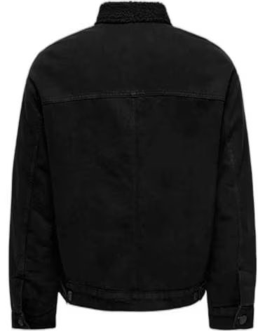 ONLY CAZADORA SONS 22030971-BLACKDENIM EN PARA HOMBRE NEGRO