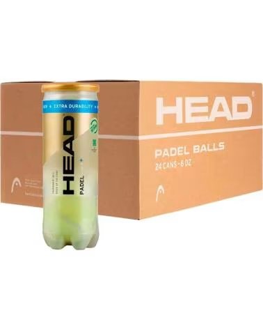 HEAD PELOTAS DE PADEL PADEL PRO EN PARA UNISEX AMARILLO